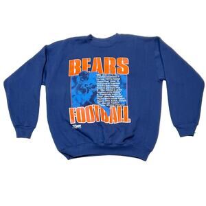 Vintage Salem Chicago Bears Sweater Men XL Navy Blue Crewneck Sweatshirt NFL 90s
